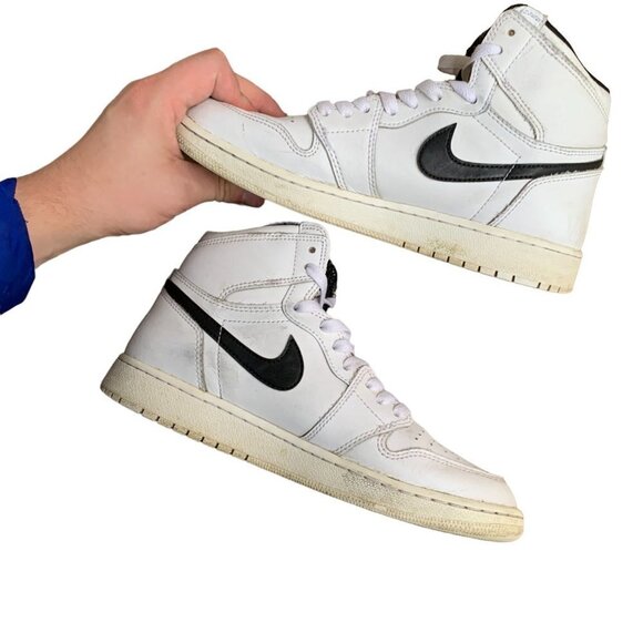 Rare 2016 Nike Air Jordan 1 Retro High Yin Yang White Size 7 - Picture 7 of 12